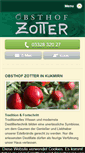 Mobile Screenshot of obsthof-zotter.at
